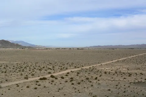 Baker, California, desde el sur