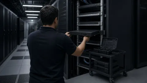 Smart hands 24/7 en la colocación de isp.net en Las Vegas