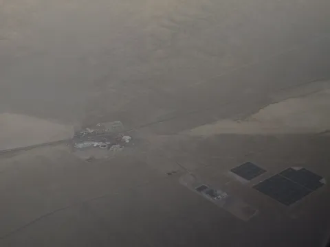 Primm, Nevada, el pueblo de carretera en la línea con California